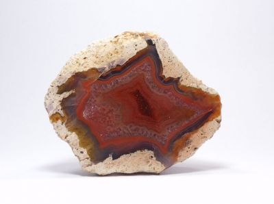 Achát hvězdový - St. Egidien, Sasko, Německo Achát hvězdový - St. Egidien, Sasko, Německo